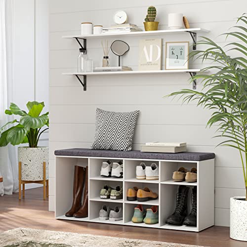 Long Wall Shelves (White / 47.3 Inch)
