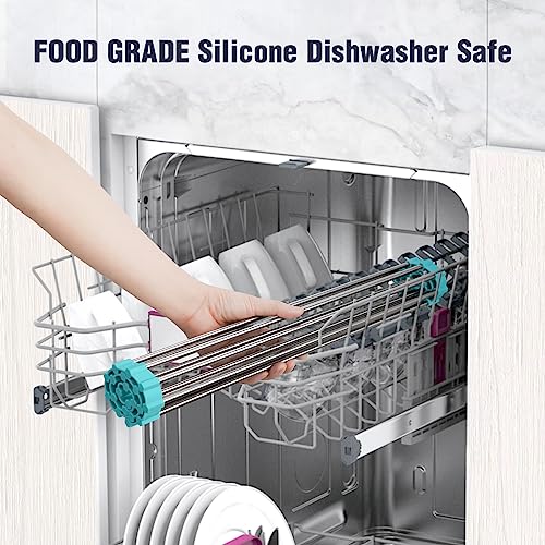 Roll Up Dish Drying Rack Over Sink