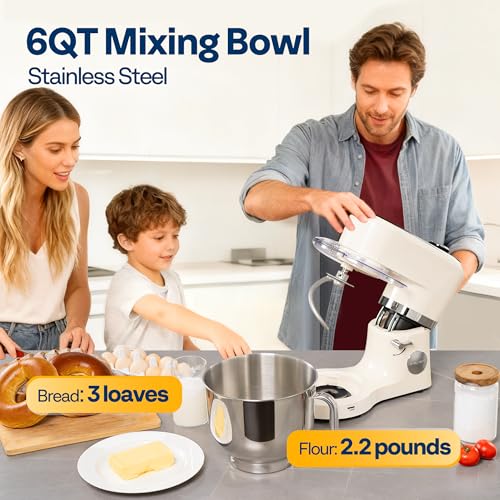 Stand Mixer with Dough Proofing (Smart Presets / White)