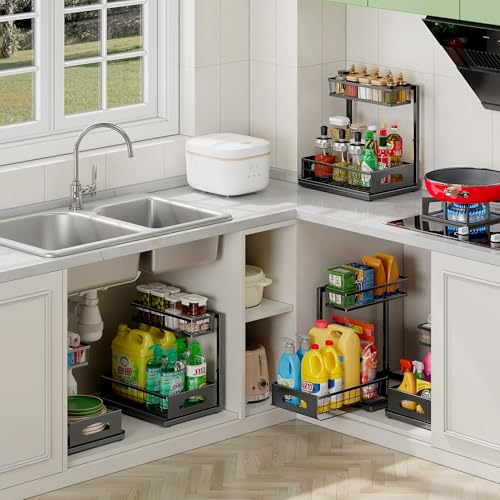 Under Sink Organizer (1 Pack / Black)