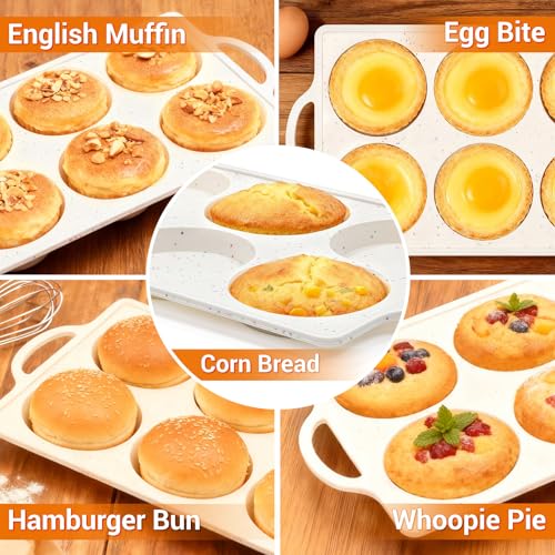 Muffin Top Pan Non Stick (Muffin Top Pan Jumbo 4": 2pcs)