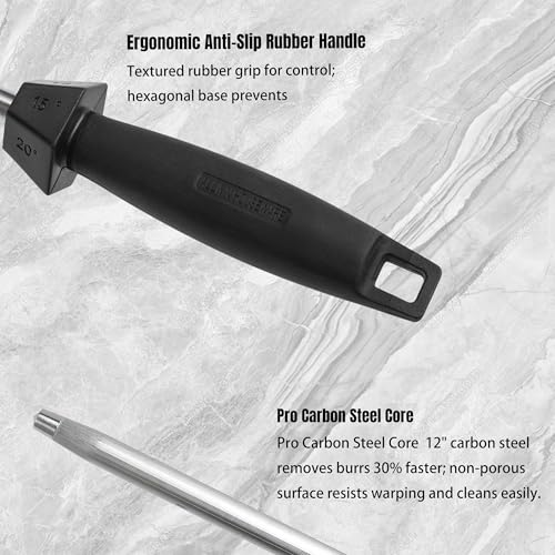 12 Inch Knife Sharpening Rod