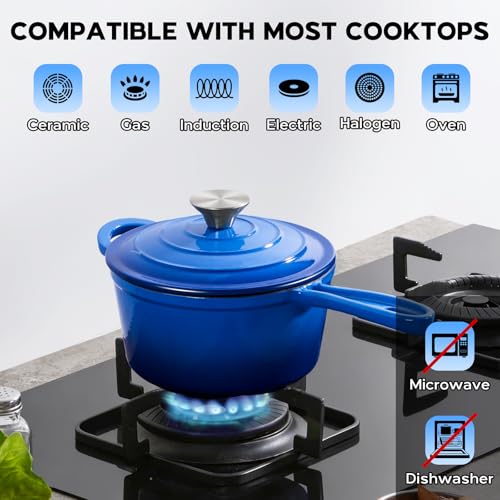 1 Quart Saucepan (Deep Blue / 1 Quarts)
