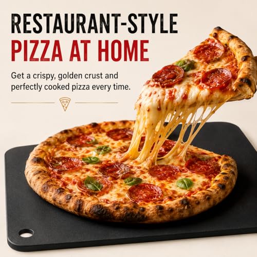13"x13" Square Pizza Stone Baking Steel for Oven and BBQ Grill