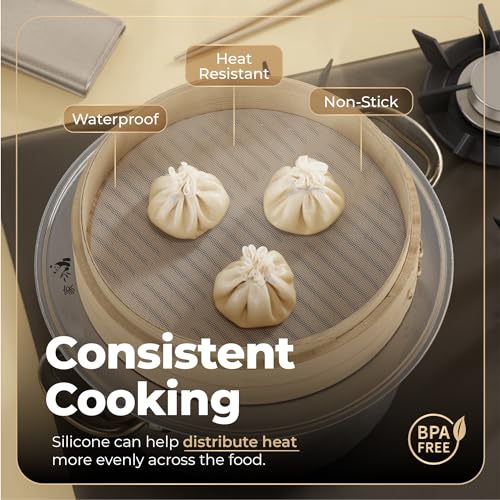 Bamboo Steamer Silicone Liners 10