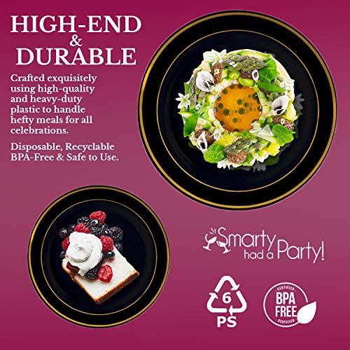 720 PCS Premium Plastic Dinnerware Set for 120 Guests