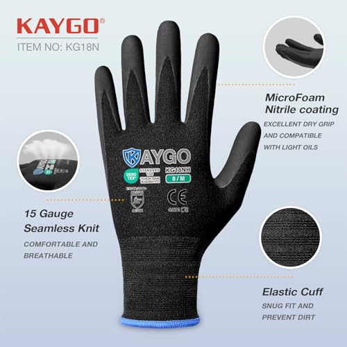 Safety Work Gloves (3 Count)