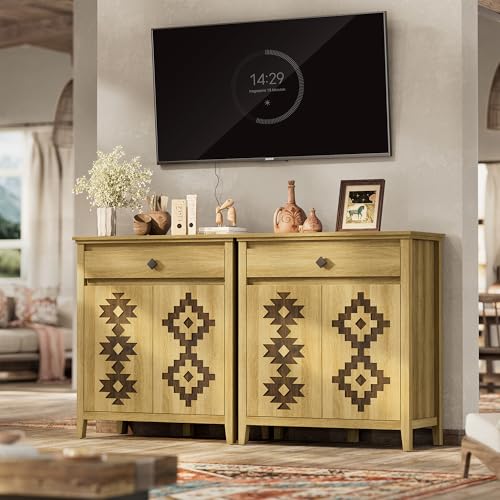 32'' Buffet Cabinet with Storage (Oak)