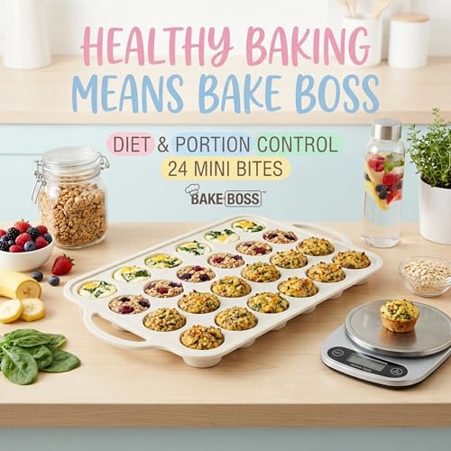 Silicone Muffin Pans (Cream / Regular + Mini Set (12/24 Cups Pan))