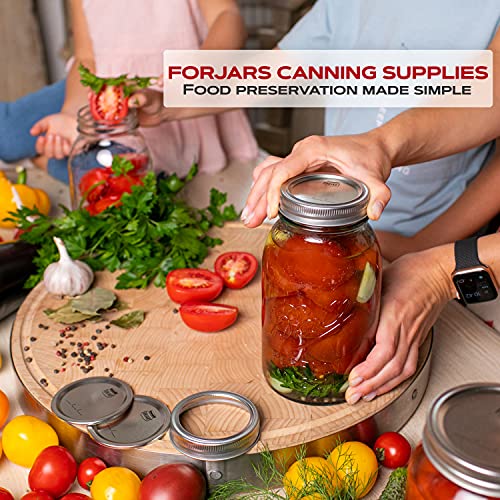 Wide Mouth Canning Lids (24-Pack)