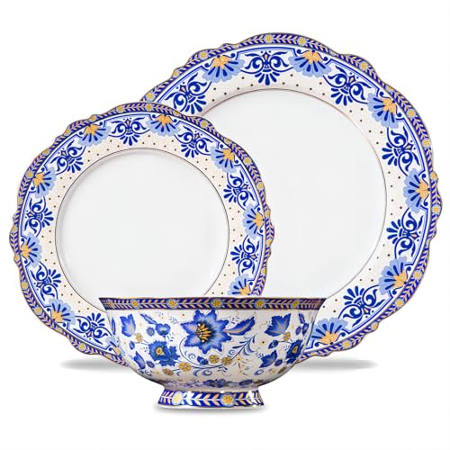 Bone China Dinnerware Sets (Blue-B)