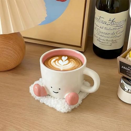 Cute Coffee Mug for Women (Pink)