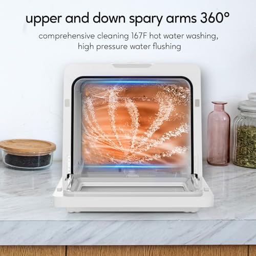 Countertop Dishwasher Water Tank 10 Programs Baby Care Mode Hot Air Drying (new)