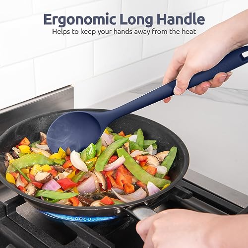 Silicone Cooking Spoon (Midnight Blue)