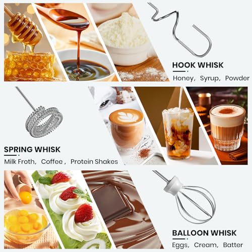 Milk Frother Handheld Rechargeable