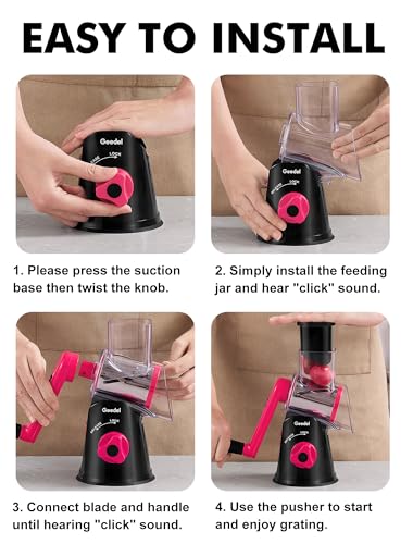 Rotary Cheese Grater Hand Crank