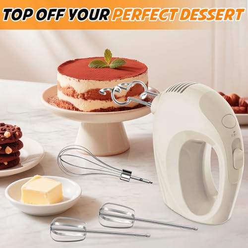 Handmixer Electric Handheld (Beige)