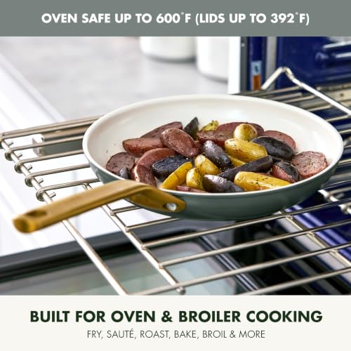 Nonstick Reserve Pro 10 Piece Cookware Set (Spruce Green / 10 Piece Cookware Set)