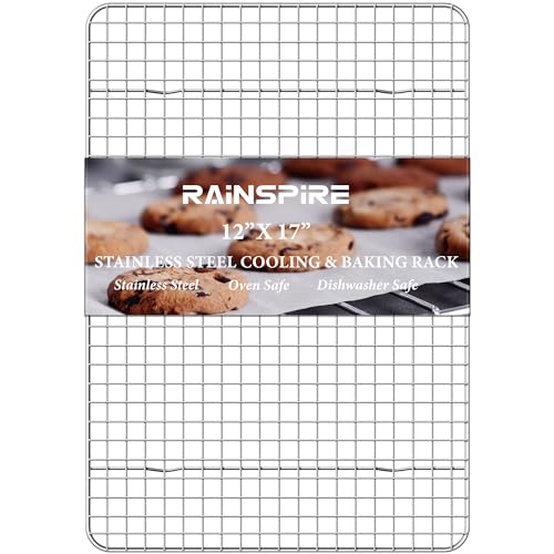 Cooling Racks for Cooking and Baking True 304 Stainless Steel 12"x17" 1Pcs (12"x17")