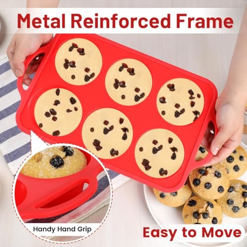 Large Muffin Pan Jumbo (Metal Framed: 6-Cup Jumbo)
