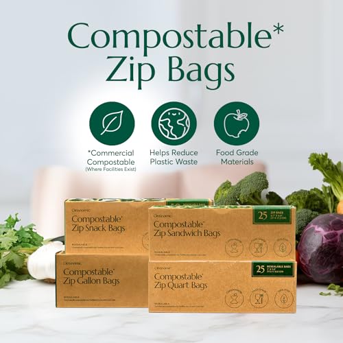 Compostable Zip Sandwich Bags (All Sizes)