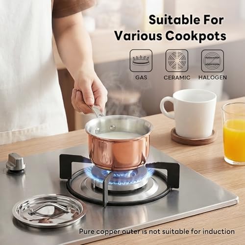 Mini Sauce Pan with Lid (0.34 QT / Pure Copper)