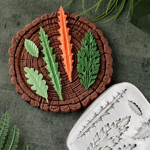 2PCS Leaf Silicone Molds (2pc leaf)