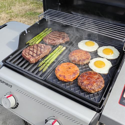 Grill Griddle for Weber Spirit E210 Spirit II E210 (17.5" x 10.2" x 1.2")