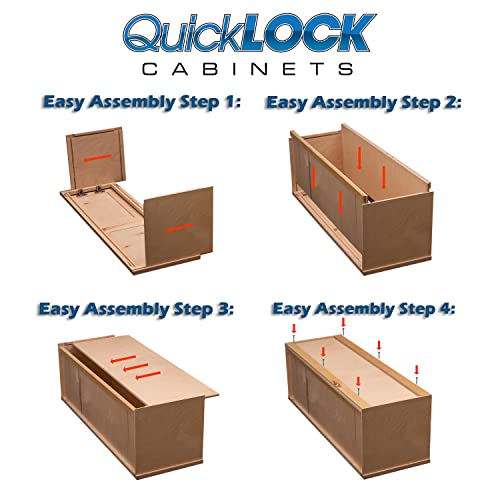 Quicklock RTA (24"D x 36"W x 24"H Standard / Pure White)