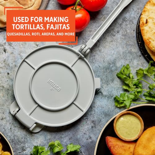 USA MEXI 86005 6" Easy to Use Aluminum Tortilla Press (Grey / 6 Inch)