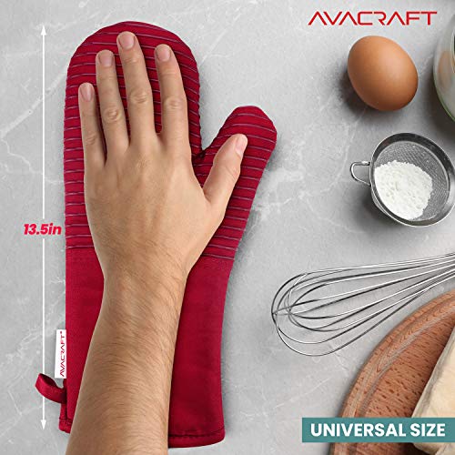 Oven Mitts Pair (Red Oven Mitts)
