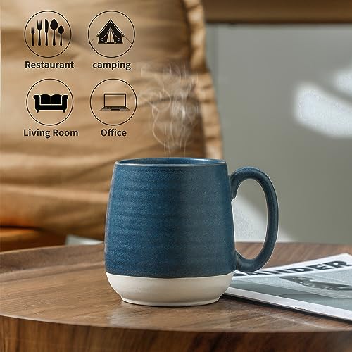 20 oz Large Coffee Mug (Deep Blue)