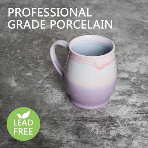 Extra Large Ceramic Coffee Mug (Purple)