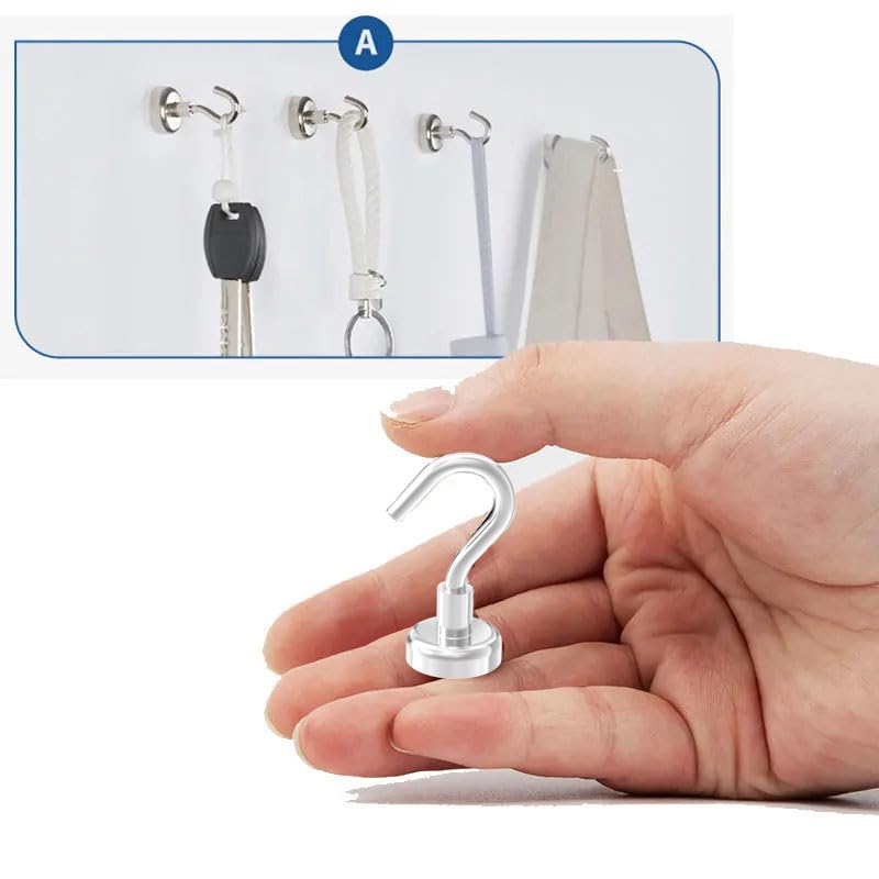 Heavy Duty Magnetic Hooks 5 (32 Count)