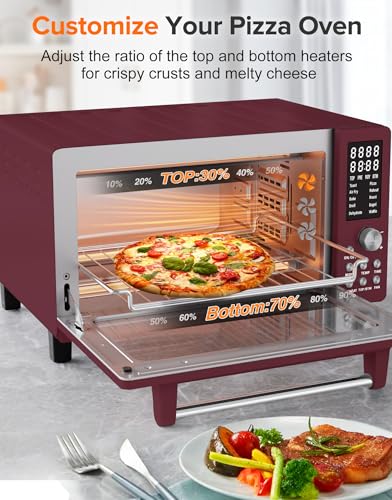 Bravo Pro Smart Air Fryer Toaster Oven Countertop Combo (Cinnamon)