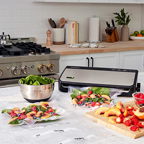 FM2435 Manual Food Vacuum Sealer System (Black/Silver / Vacuum Sealer)