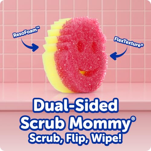 Scrub Mommy Kitchen Sponges for Dishes & Wiping Spills (5 Count)