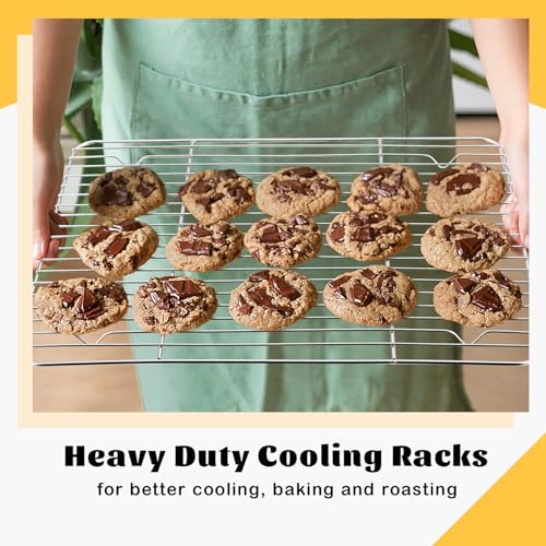 4 Pcs Baking Wire Rack for Cooling (15.3 Inch)