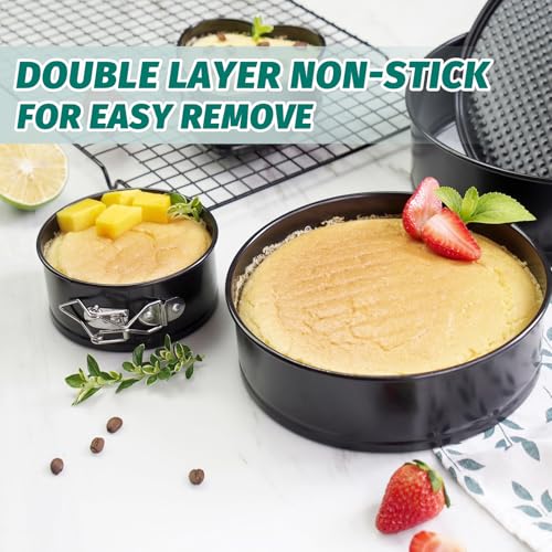 Cake Pan Set for Baking (Black Set)