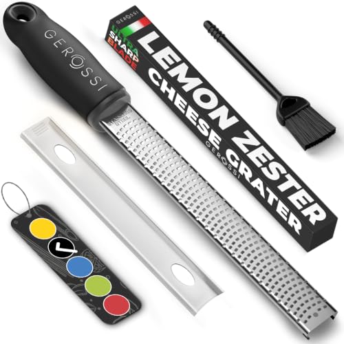 Stainless Steel Cheese Grater & Lemon Zester w