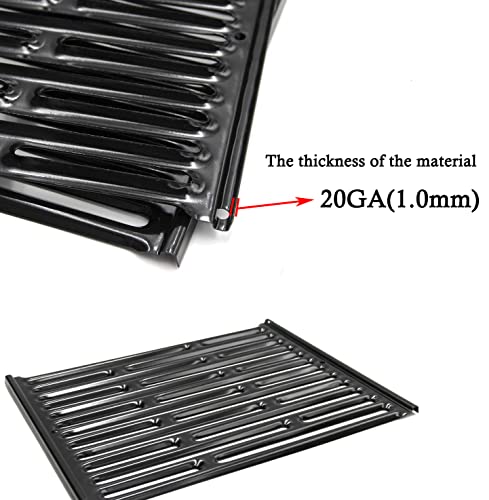 PG521 (2-Pack) 15" Porcelain Steel Cooking Grid Grates for Weber Genesis Silver A, Spirit E200,Spirit 500,Spirit 210 (2007-2012) Gas Grills, 7521 65905 7522 7523 65904 (15" x 22 1/2")