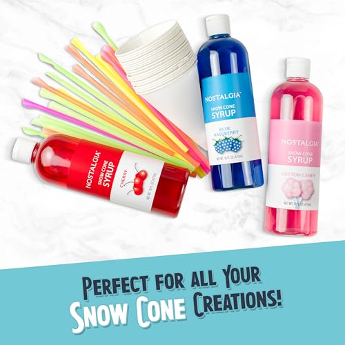 Retro Snow Cone Machine (Single Serve / Aqua)