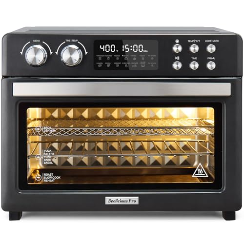 28QT Air Fryer Toaster Oven Combo (Sparkle Black)