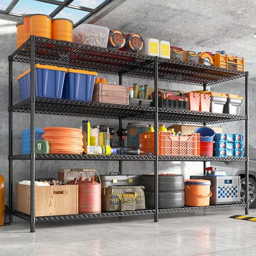 Storage Shelves (Black-81.5Wx23.62Dx70.86H)