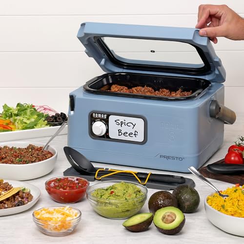 06017 8 Quart Nomad Traveling Slow Cooker (BLUE)