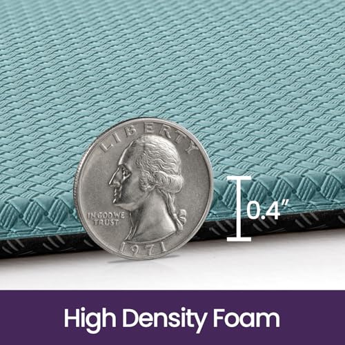 Kitchen Floor Mats Cushioned Anti Fatigue (2-turquoise / 59"l X 23"w X 0.4"th)