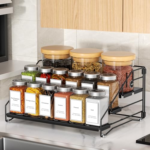4 Tier Spice Rack for Cabinet