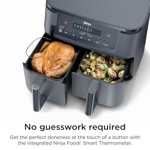 Foodi Air Fryer (10QT w/Thermometer GREY)