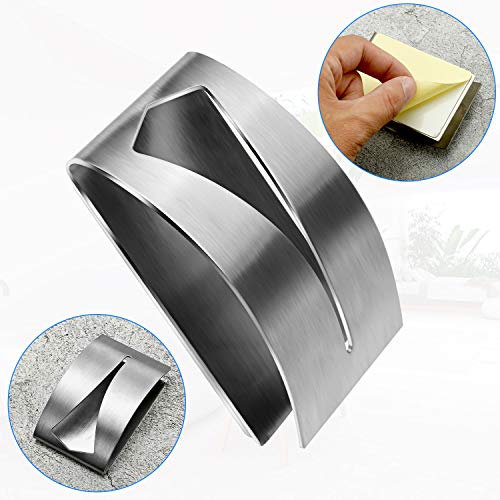 4 Pcs Self Adhesive Kitchen Towel Hook Holder (Silver)