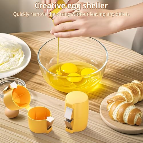 3 Pcs Egg Shell Opener Remover (Orange / 3 Pcs)